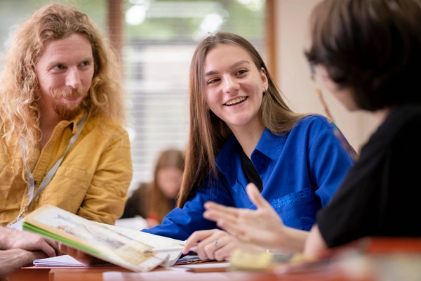 Students in a RIC History lesson