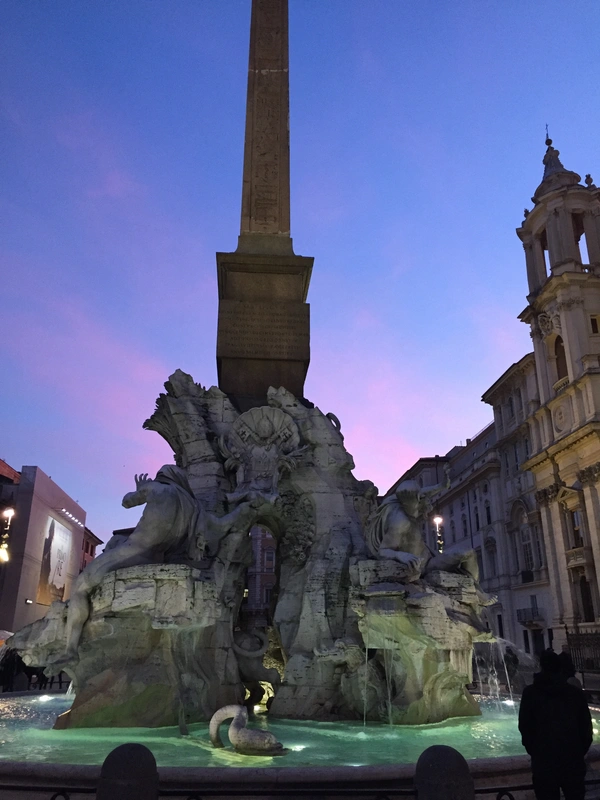 Rome Trip Piazza Navona Fountain