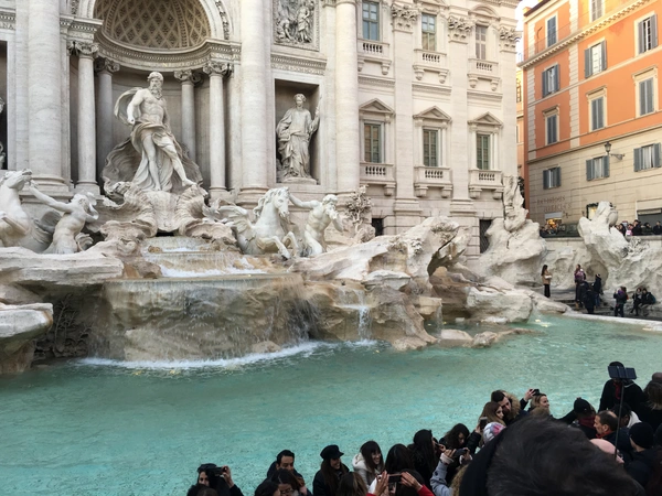 Rome Trip Trevi Fountain